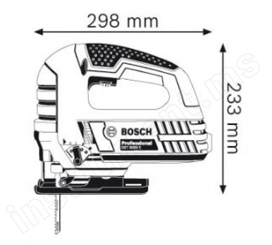 Лобзик Bosch HD GST 8000 E   арт.060158H000-1 - фото 2